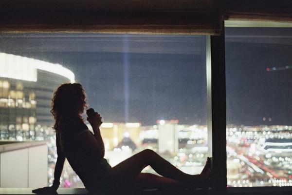 Vegas Window Silhouette
